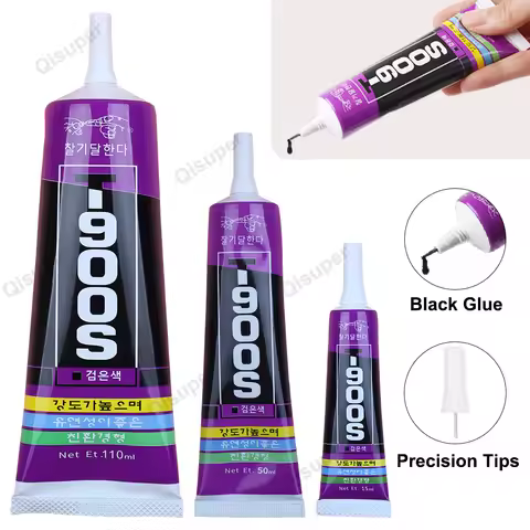 Universal Black Epoxy T9000 Phone Glue Mobile Screen LCD Display Backcover Crack Glass Repair Waterp