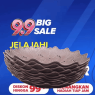 termurah!!!!12 PCS Piring Rotan Cantik / Piring Anyam / Piring Plastik / Rotan Cekung/lebih tebal da