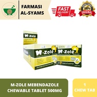 M-Zole Chewable Tablet 1's (Banana & Vanilla Flavour)
