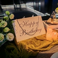 40th Birthday Decoration Scene Decoration Western Food Atmosphere Happy Birthday Brand Scene Decorat