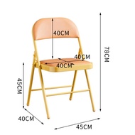 Iron Folding Chair/Study Chair/Work Chair/Garden Office Bench