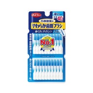 小林製藥 極細軟式矽膠牙間刷 SS-M  40支  1組