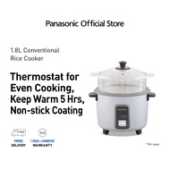 [PREORDER] Panasonic SR-Y18FGELSH Small Rice Cooker (1.8L)
