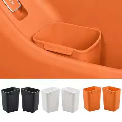 Universal Car Door Umbrella Holder & Trash Bin 2-in-1 Storage Box For Garbage Umbrella Silicone Car 
