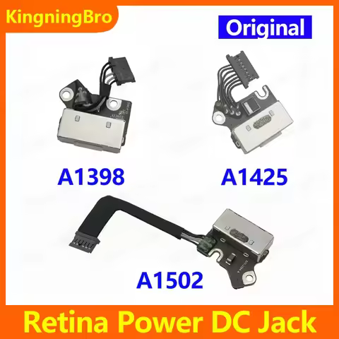Original Charging Port Power DC Jack For Macbook Pro Retina 15" A1398 13" A1425 A1502 2012 2013 2014