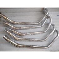 Sonic 150 Supra exhaust pipe header GTR 150 dm 50 mm Honda Sonic 150 Supra header GTR