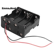 8pcs Aa Cells Battery (12v) Clip Holder Box Case Black