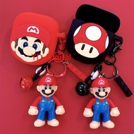 Bose QuietComfort Earbuds II Noise Cancelling Case Cute Cartoon Mario Silicone Shockproof Soft Shell