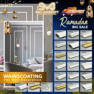 SMJ CONCEPT® Diy Wainscoting Skirting (ALL) | High-Density Wall Moulding For Elegant Interior Decor