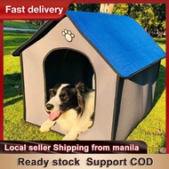 Dog House Outdoor Bed Foldable Waterproof Pet Tent House Nest Cat Litter Pet Kennel