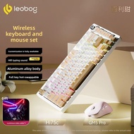 LEOBOG Hi75C Aluminum Mechanical Keyboard & Mouse Set RGB Tri-Mode Hot-Swappable Custom