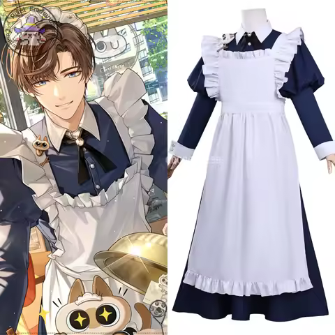 Top Game Tears of Themis Cosplay Costume Anime Artem Wing Role Playing Fashion Butler's Uniform for 