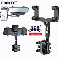 Fonken Car Phone Holder Car Rearview Mirror Holder For Car Bracket GPS Holder 360° Rotating Mobile Holder