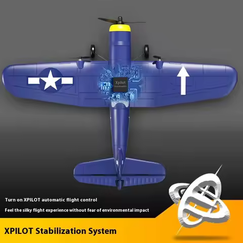 Eachine F4U CORSAIR VMF-217 2.4G 4CH 500mm Wingspan 6-axis Gyro EPP Warbird Glider RC Airplane BNF/R