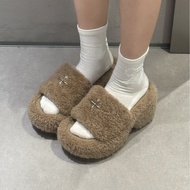 Fur Shoes for Women | Stylish Winter Fur Boots with Thick Sole