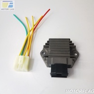 Voltage Regulator Rectifier with Plug for CBR250 NSR250 CBR400 CB400 CB500 CB-1 CBF600 CBR900 VT250 