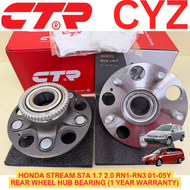 CTR Korea Rear Wheel Hub Bearing Honda Stream S7A 1.7 2.0 RN1-RN3 01-05Y (1 Year Warranty) 42200-S7A