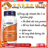 [Date 6/2027] L-cysteine Now 500mg acne reduction, skin, nail and hair care pills - Small Family
