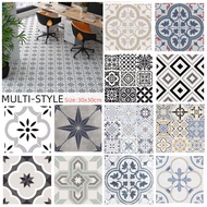 self-adhesive floor sticker wallpaper waterproof Floor tile sticker bathroom living room bedroom kit