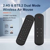 M5 BT 2.4G Wireless Air Mouse Voice Remote Control BT 5.2 Gyroscope IR Learning Backlit Mini Keyboar