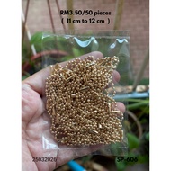 RM3.50/50 tali : SP-606 - Ball Chain - 2.4 mm x 11 cm to 12 cm
