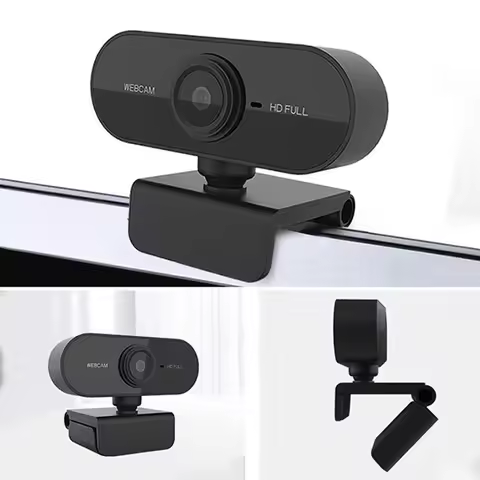 New 1080P HD Webcam with Microphone Plug and Play Computer Camera Mini USB Computer Webcam Live Work