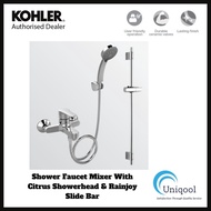 KOHLER Bath Mixer With Citrus Showerhead & Rainjoy Slide Bar
