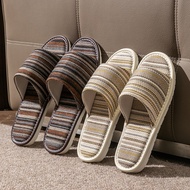 Bohemian Cotton Slippers - Indoor Comfort for Women