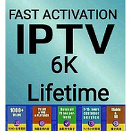 [FAST ACTIVATION] LIFETIME IPTV6K ANDROID TV BOX VIP VVIP