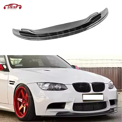 For E92 front lip Splitters Spoiler for BMW 3 Series E90 E92 E93 M3 2009-2012 Head Shovel Bumper Chi