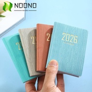 NOONOPH Appointment Book, Pocket with Calendar 2026 Agenda Book, Portable A7 Notebooks Students