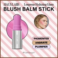 Available Haus Labs Color Fuse Longwear Hydrating Glassy Lip + Cheek Blush Balm Stick - Label.beauty