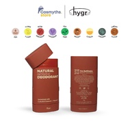 HYGR Natural Refillable Deodorant 40g | Zen | Zasmine | Rose Geranium | Lavender | Tea Tree | Creme 
