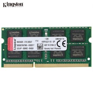 KINGSTON 8GB RAM DDR3 / DDR3L 1600Mhz Notebook Memory 2RX8 PC3-12800S / PC3L-12800S 204Pin Laptop Me