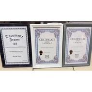 A4 Certificate Frame Home Decor Photo Cert Frame A4 Frame Sijil Gambar