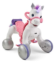 Kid Trax Toddler/Kids Rideamal Unicorn 12 Volt Ride On Toy, Max Rider Weight of 70lbs, Interactive, 
