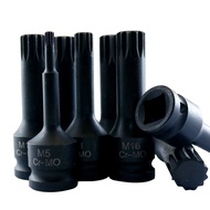 3Inch M5-M19 1/2Inch Drive Wrench Socket Adapter 12 Point Socket Screwdriver Bit