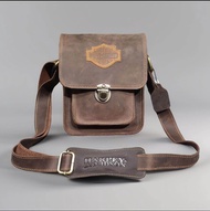 Tas selempang Pria Mini untuk tempat Hp dan Dompet 22cm x 18cm Casual Kulit