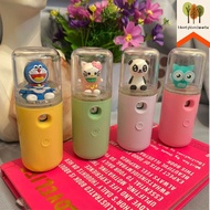 Nano Face Spray Doraemon Character Hello Kitty Panda Owl Viral Face Spray Nano Mist Spray Portable F