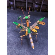 Steampunk Mechanical Mantis Diy Assembly Metal Model Kit Ornament 3d Puzzle Stereoscopic Handmade To