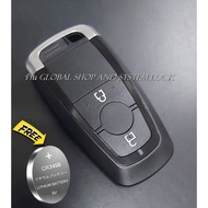 Ford Ranger Everest กรอบรีโมท แบบ smart key พร้อมดอกกุญแจ (( สินค้าส่งจากในไทย ))