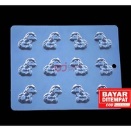 CJ 3D Pony Character Gummy Candy Chocolate Plastic Mold 12 cav Plastic