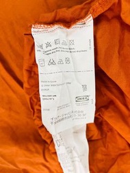 IKEA DVALA 90x200 cm (35x79") 單人 床包 橘色