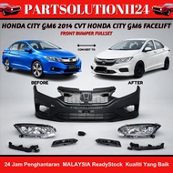HONDA CITY GM6 2014 CVT HONDA CITY GM6 FACELIFT FRONT BUMPER FULLSET