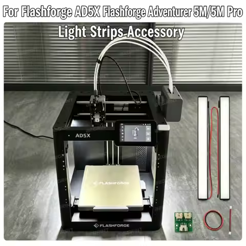 For Flashforge AD5X/Adventurer 5M/5M Pro Upgraded Magnetic LED Light Strip Accessory Kit 24V 4.8W fo