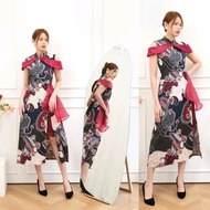 REAL VIDEO AGT2526 PREMIUM Dwita Batik Dress SIZE M (10-15 YEARS) - XL Luxury Batik Dress/ Wedding D