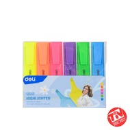 [DELI X AGNEZ MO] Deli Highlighter / Marker Contents 6 Bright Colors CU384