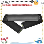 OLINI Head Band, Replacement Protein Leather Headband,  Elastic Weave Head Beam Repair Parts for COR