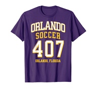 City of Orlando Soccer - Area Code 407 Collection T-Shirt