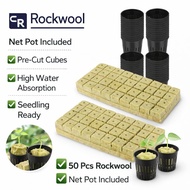 Rockwool Hidroponik Media Tanaman | Sesuai Untuk Hydroponic & Seed Start